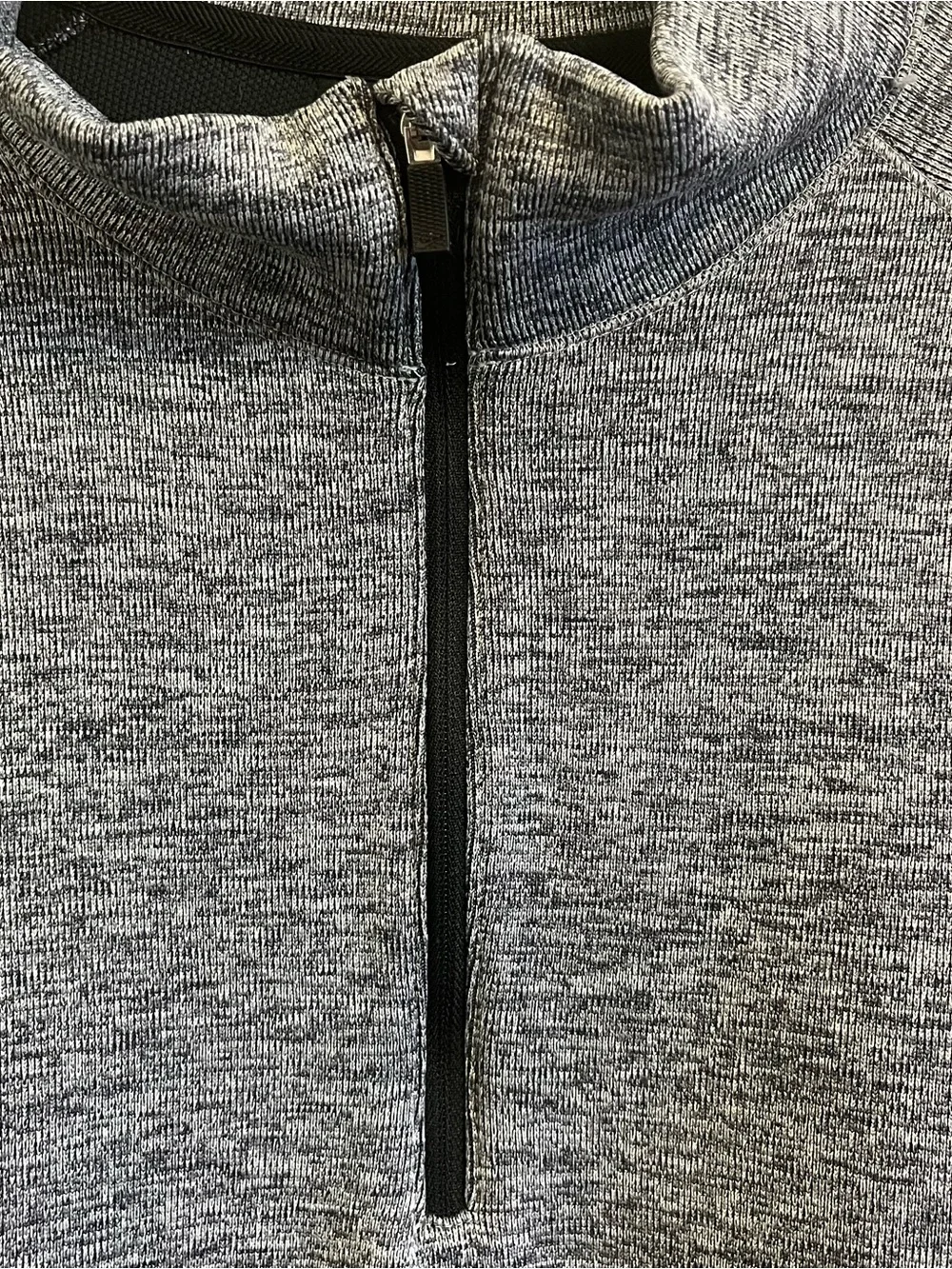 Nike Golf Dri-FIT Men's Gray 1/4 Zip Pullover Medium Lightweight Athletic